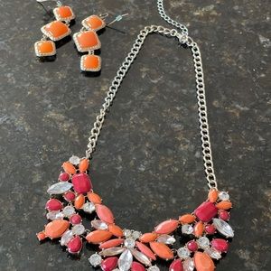 Set collier and earrings vintage